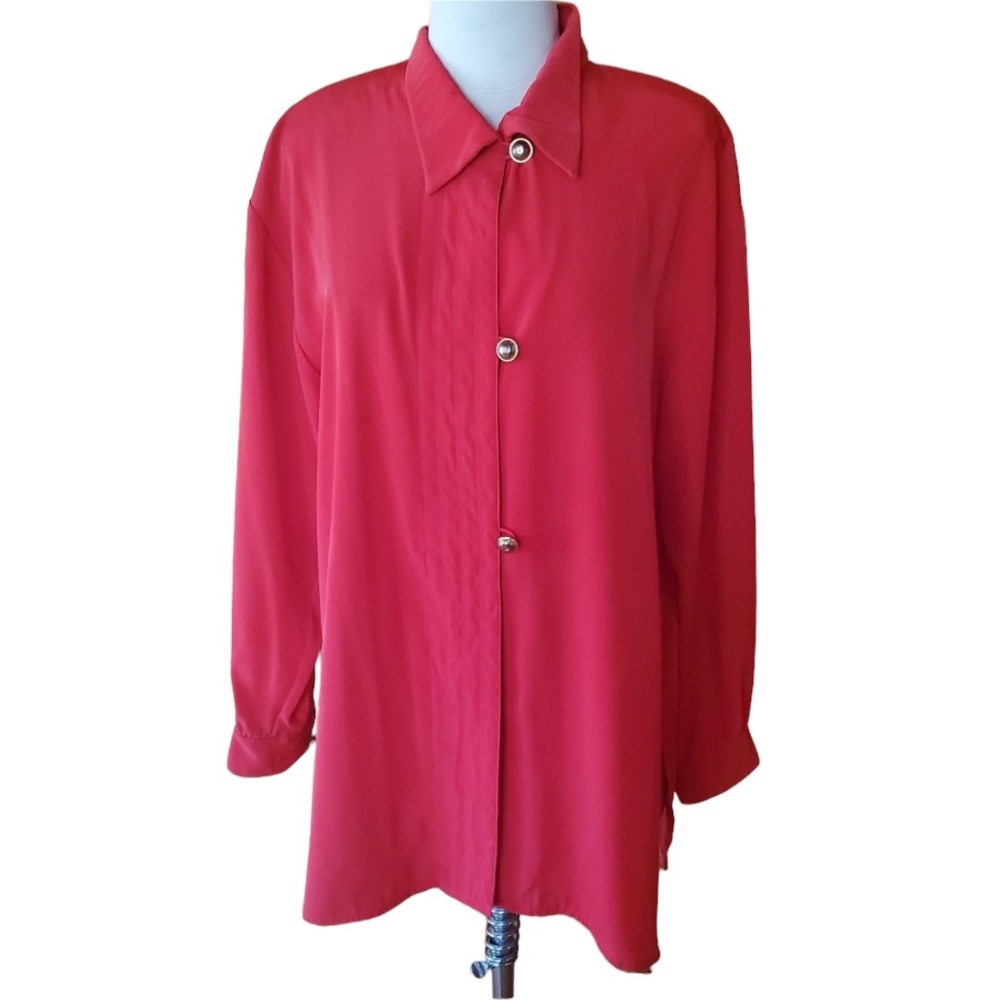 1980s Josephine Button Down Blouse
